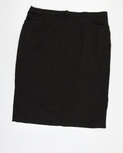 Miro Sport Womens Brown   Straight & Pencil Skirt Size L