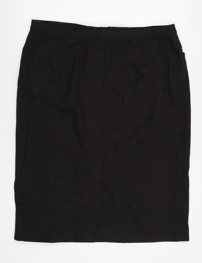 Miro Sport Womens Brown   Straight & Pencil Skirt Size L