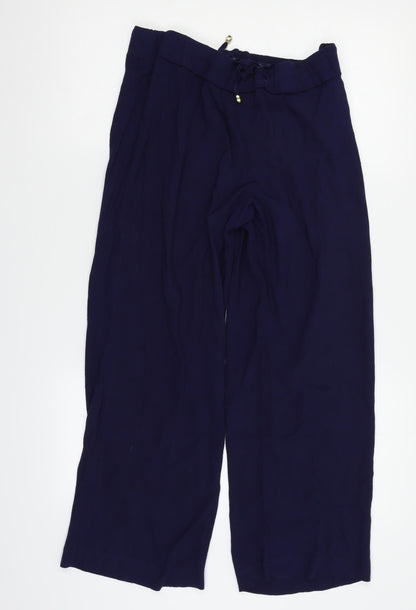 M&S Womens Blue   Trousers  Size 12 L25 in