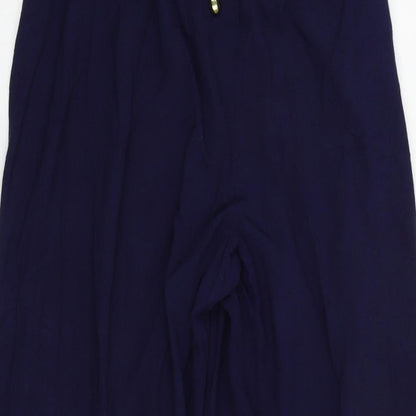 M&S Womens Blue   Trousers  Size 12 L25 in