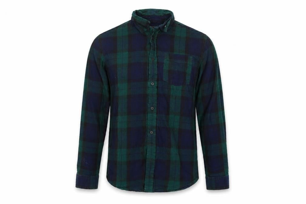 Mens UK Size M Peacocs Multicoloured  Button-Up Long Sleeve Casual Shirt