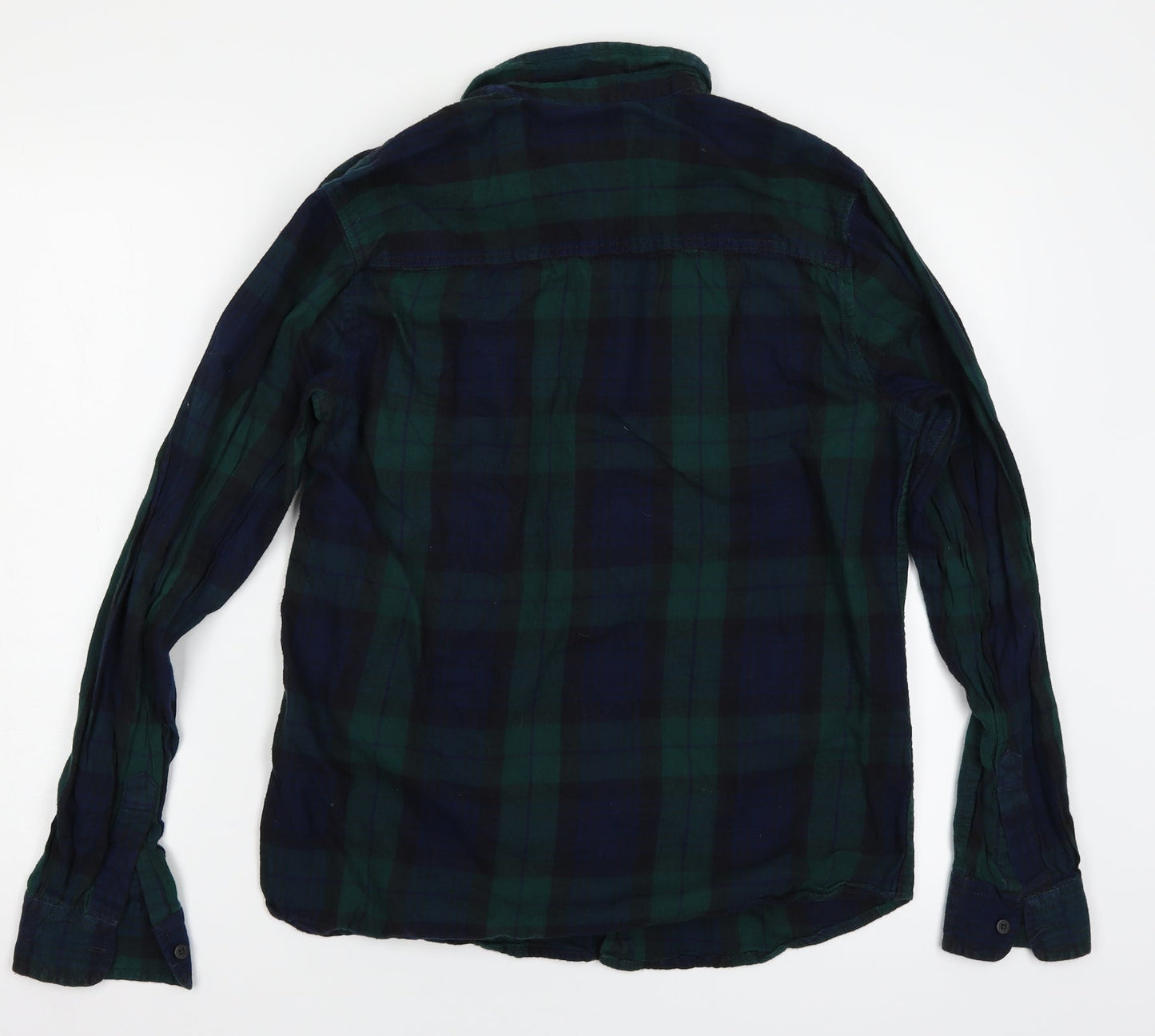 Mens UK Size M Peacocs Multicoloured  Button-Up Long Sleeve Casual Shirt