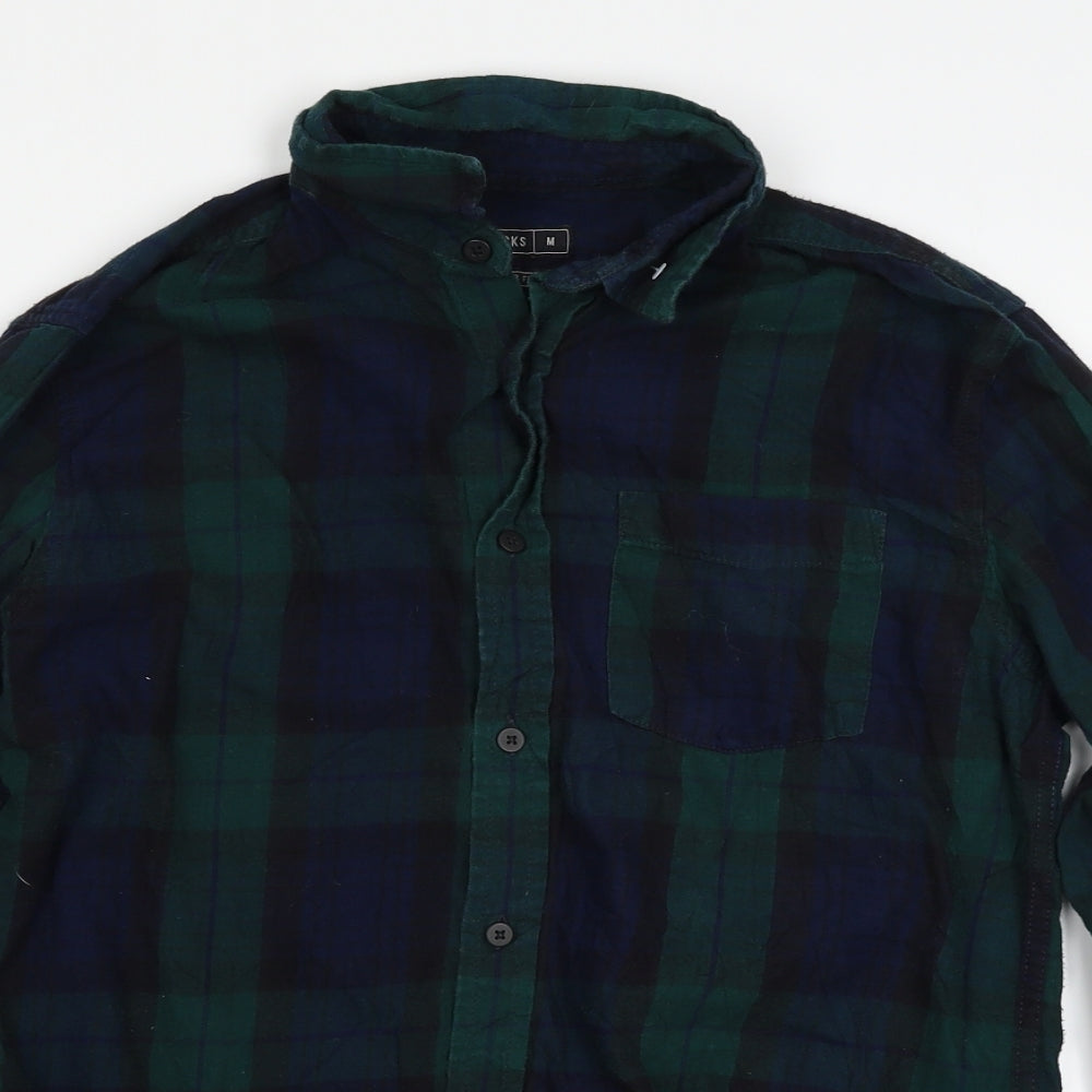Mens UK Size M Peacocs Multicoloured  Button-Up Long Sleeve Casual Shirt