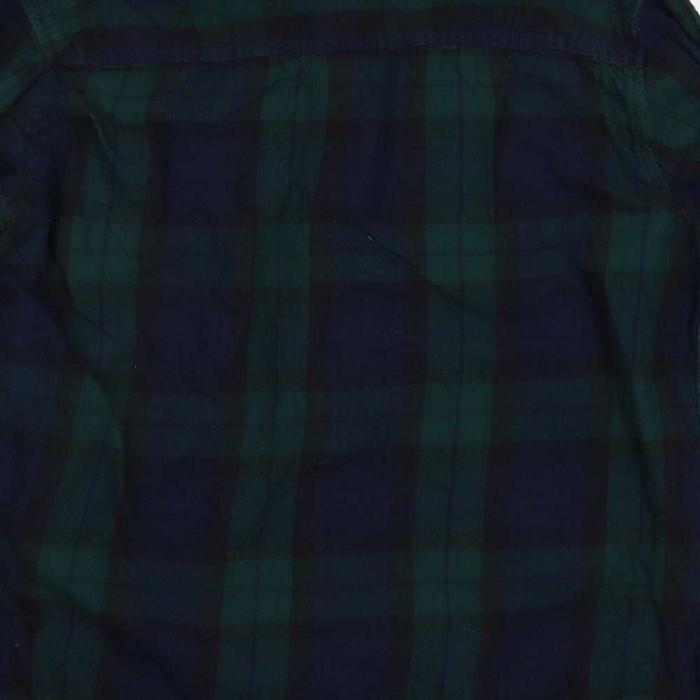 Mens UK Size M Peacocs Multicoloured  Button-Up Long Sleeve Casual Shirt