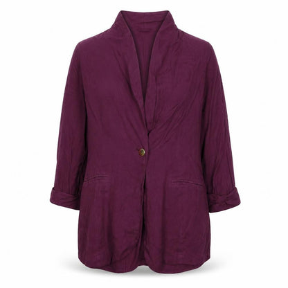 Internacionale Womens Purple   Jacket Blazer Size 12