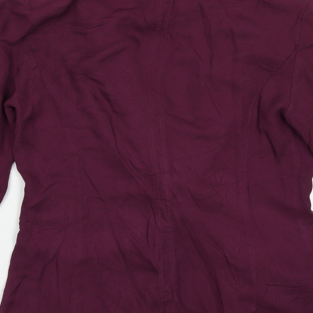 Internacionale Womens Purple   Jacket Blazer Size 12