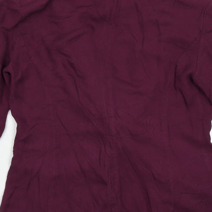 Internacionale Womens Purple   Jacket Blazer Size 12