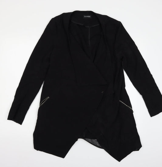George Womens Black   Jacket Blazer Size 10