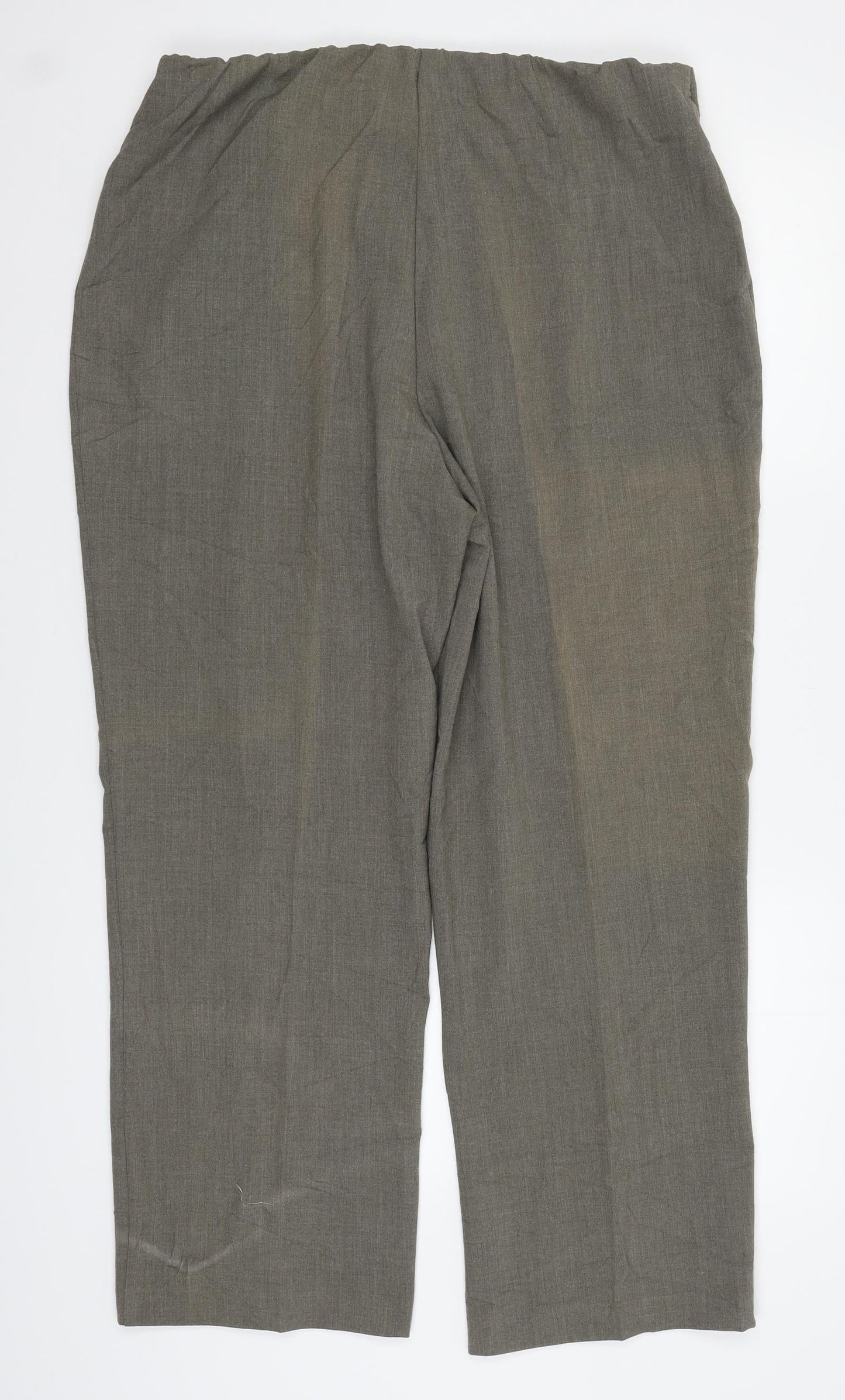 Isle Womens Green   Trousers  Size 18 L25 in