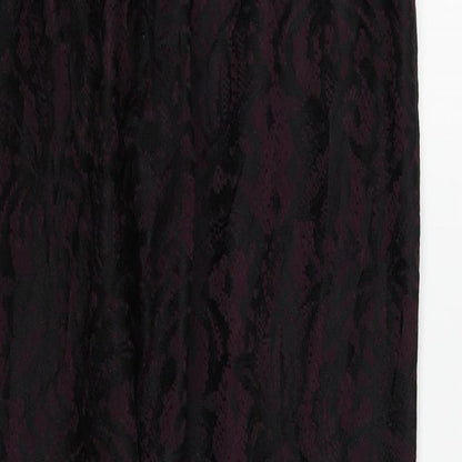 Womens UK Size 10 Boohoo Regular Fit  Purple Trousers