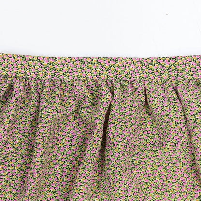 Lava Womens Multicoloured Floral  Mini Skirt Size XS