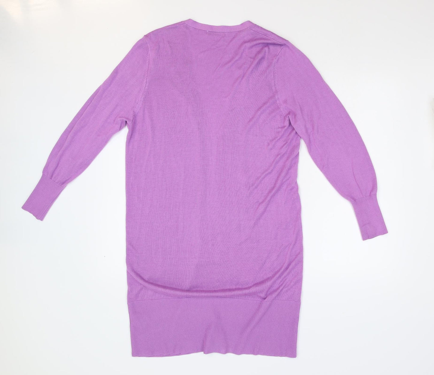 Simply Stock Stop Womens Purple  Rayon Cardigan Jumper Size L