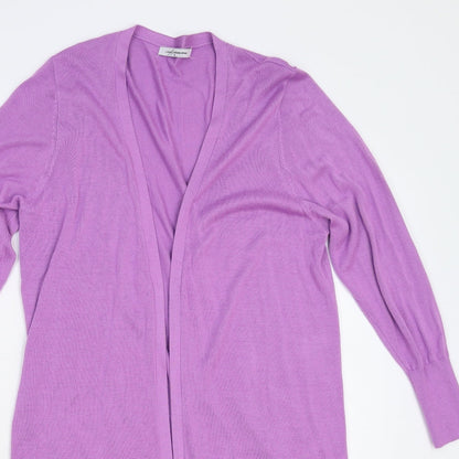 Simply Stock Stop Womens Purple  Rayon Cardigan Jumper Size L