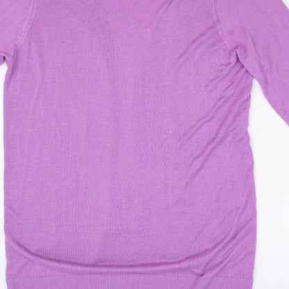Simply Stock Stop Womens Purple  Rayon Cardigan Jumper Size L
