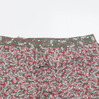 Oasis Womens Multicoloured Floral  Mini Skirt Size 12