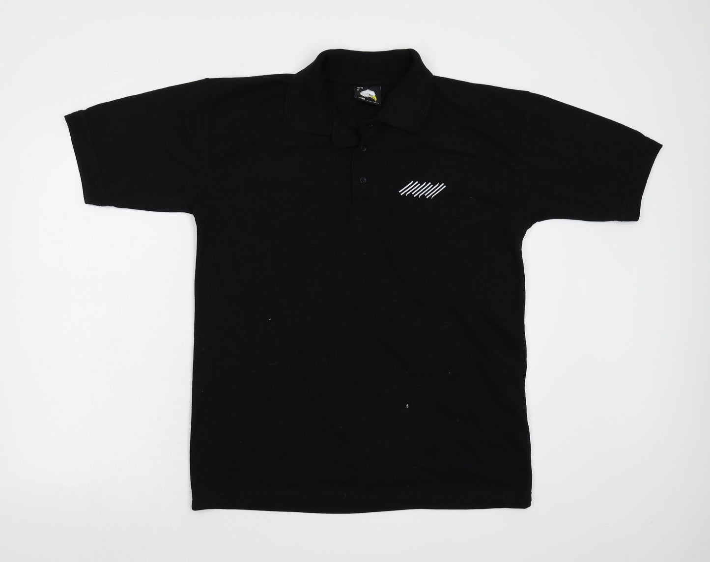 Orn Mens Black    Polo Size M