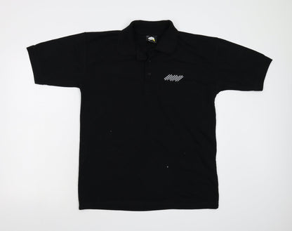Orn Mens Black    Polo Size M