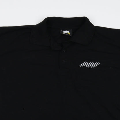 Orn Mens Black    Polo Size M