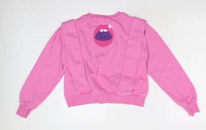 Primark Womens Pink  Fleece  Sweatshirt Size XS