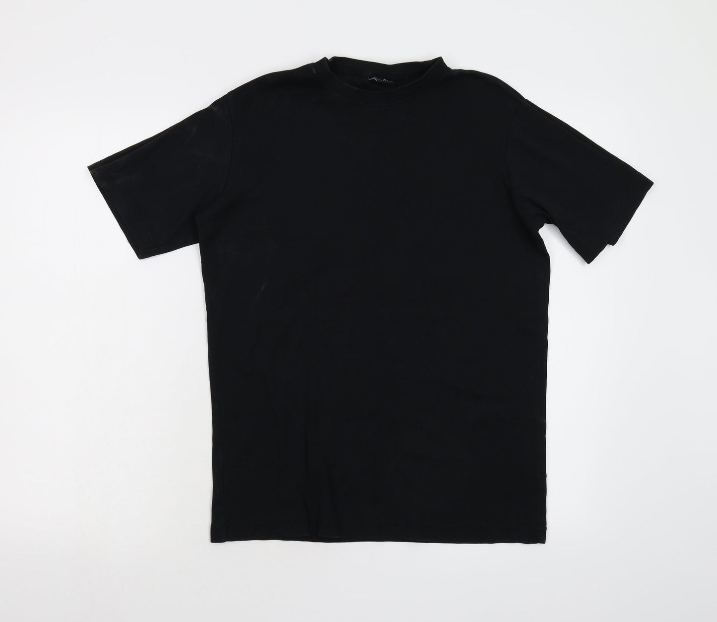 Cotton Traders Womens Black   Basic T-Shirt Size M