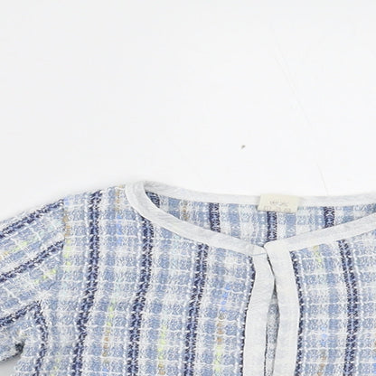 SheIn Girls Blue Check  Jacket  Size 2-3 Years