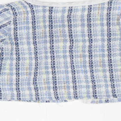 SheIn Girls Blue Check  Jacket  Size 2-3 Years