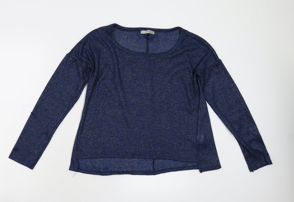 Primark Womens Blue  Knit Pullover Jumper Size 10