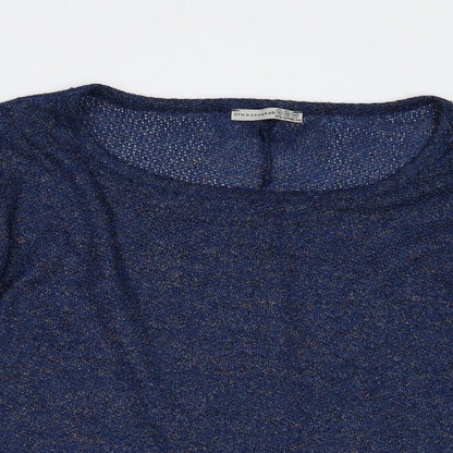 Primark Womens Blue  Knit Pullover Jumper Size 10
