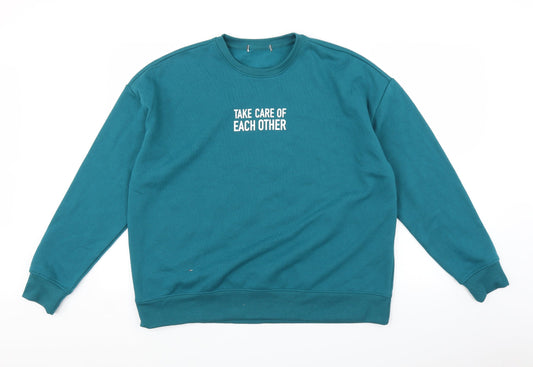 Primark Mens Blue   Pullover Jumper Size L