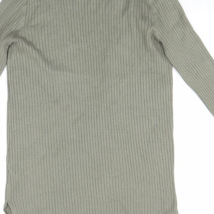M&Co Womens Green   Cardigan Jumper Size 12