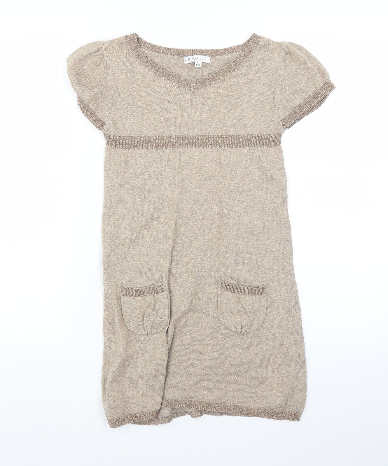 Lisa Rose  Girls Brown   Fit & Flare  Size 10 Years