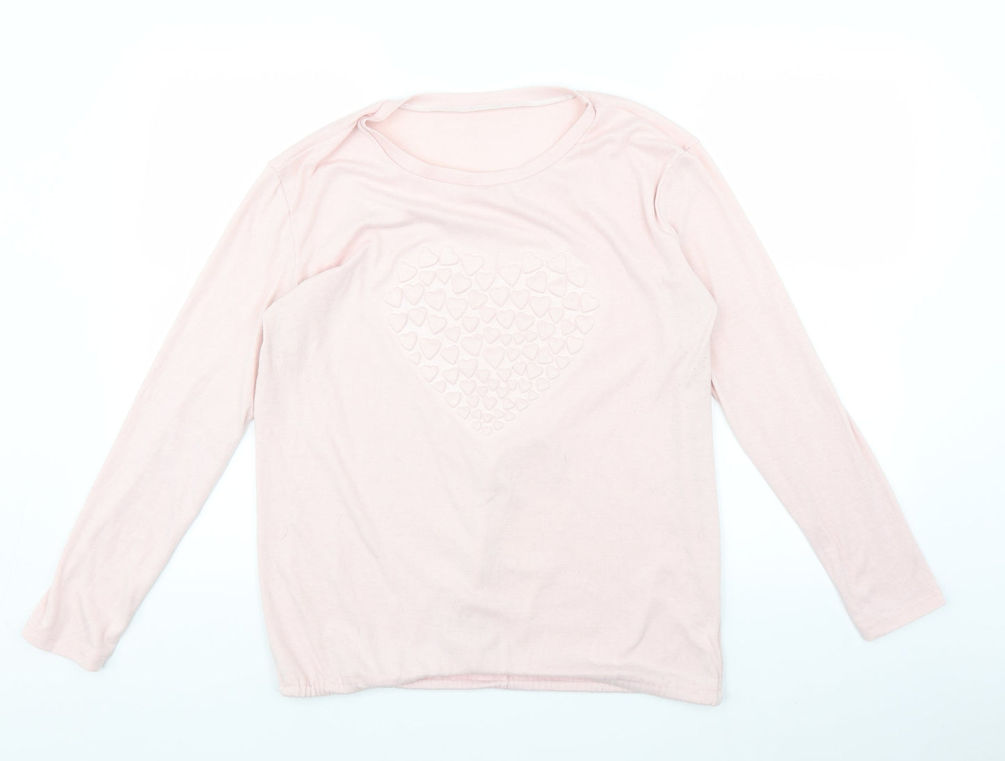 Womens UK Size XL Preworn Pink Basic T-Shirt