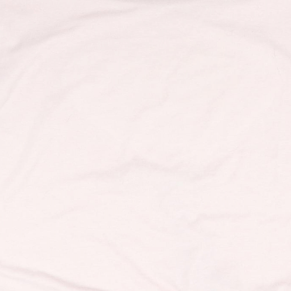 Womens UK Size XL Preworn Pink Basic T-Shirt