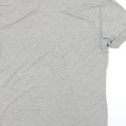 Womens UK Size S New Look Grey Basic T-Shirt