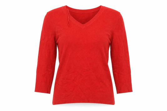 H&M Womens Red   Pullover Jumper Size M