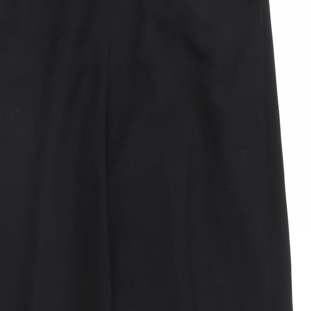 Womens UK Size 12 BM Regular Fit  Black Trousers