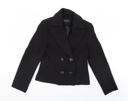 Papaya Womens Black   Jacket Blazer Size 10