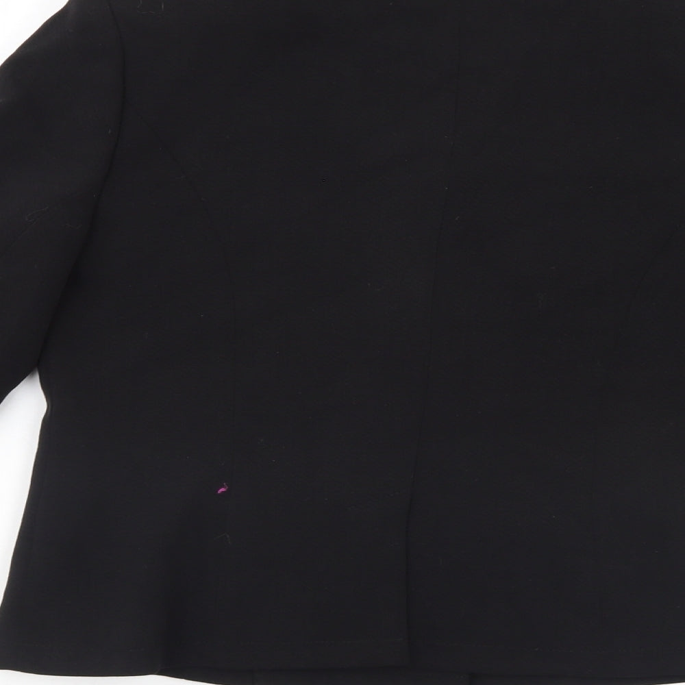 Papaya Womens Black   Jacket Blazer Size 10