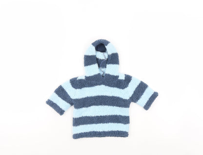 Cherokee Baby Blue Striped  Pullover Jumper Size 3-6 Months