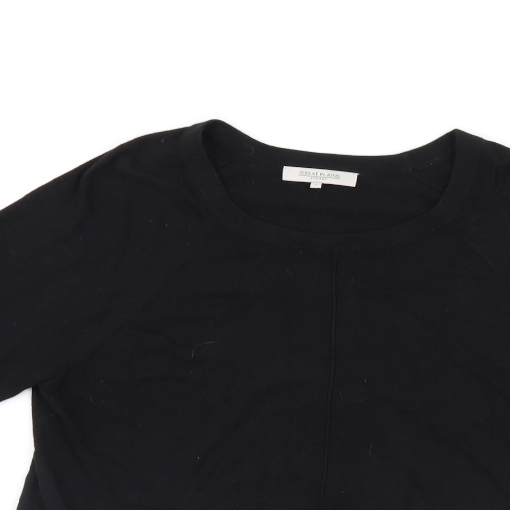 Womens UK Size S Great plains Black Basic Blouse