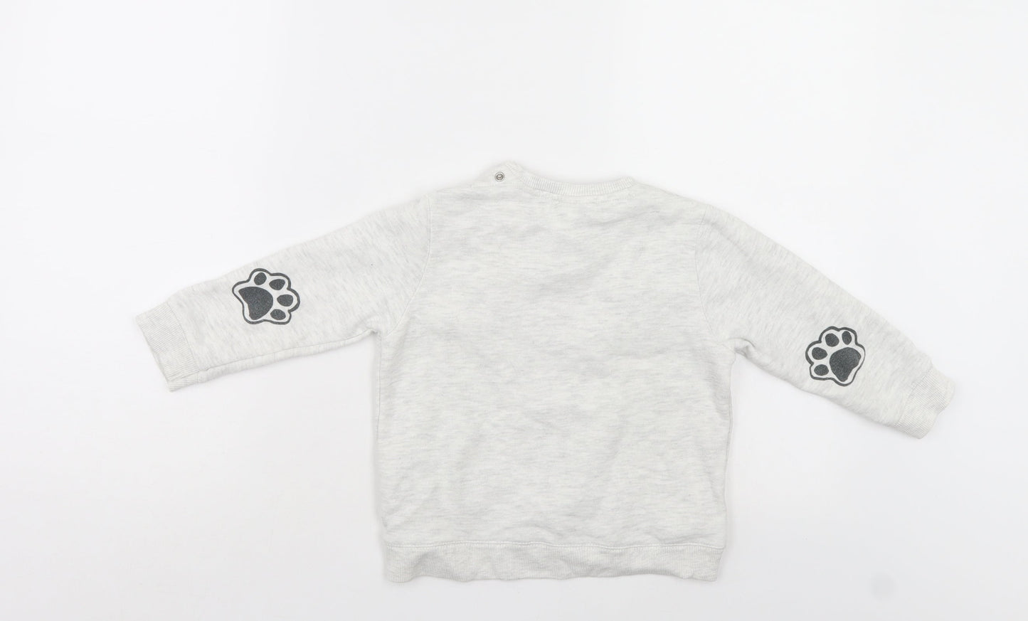 Zara Girls Grey   Henley Sweatshirt Size 3-4 Years