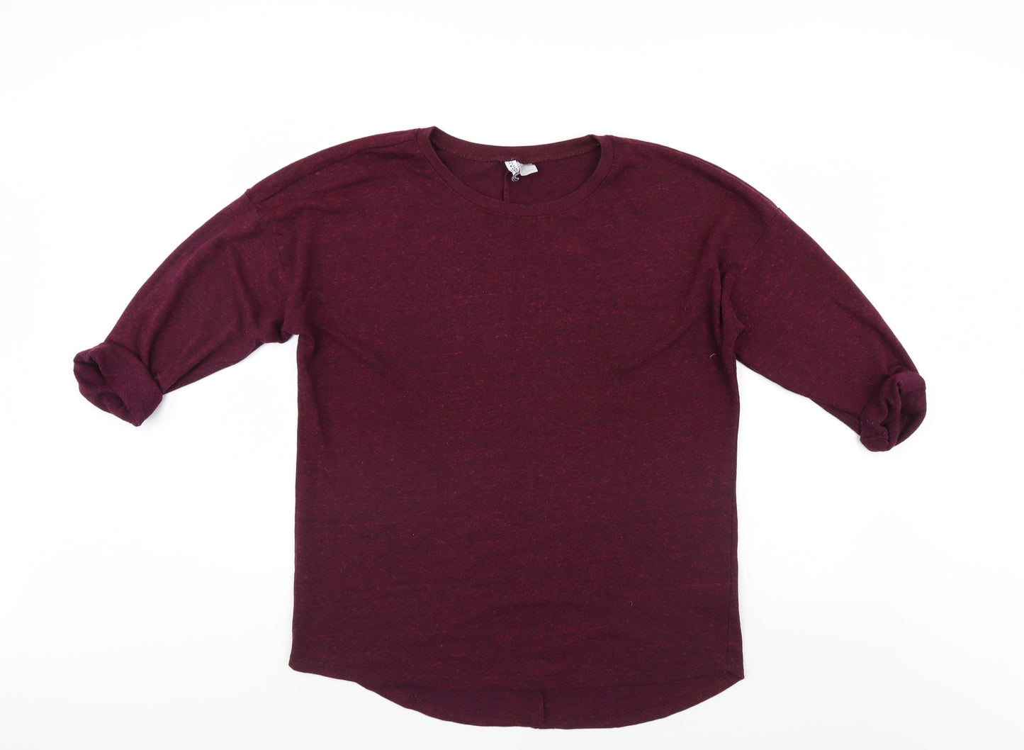 Divided Womens Purple   Pullover Sweatshirt Size L