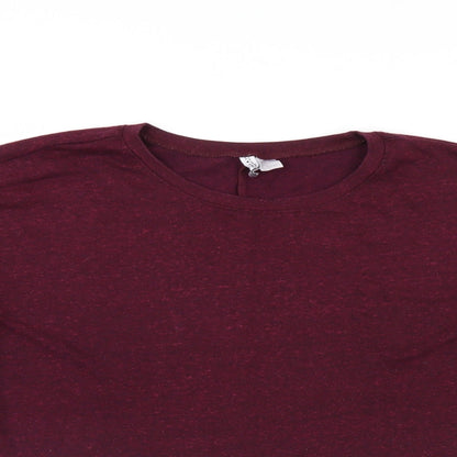 Divided Womens Purple   Pullover Sweatshirt Size L