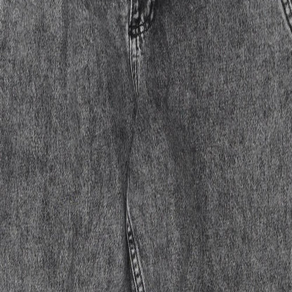 Denim & Co. Womens Black  Denim Straight Jeans Size 10 L26 in