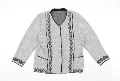Womens UK Size XL Preworn Grey Jacket