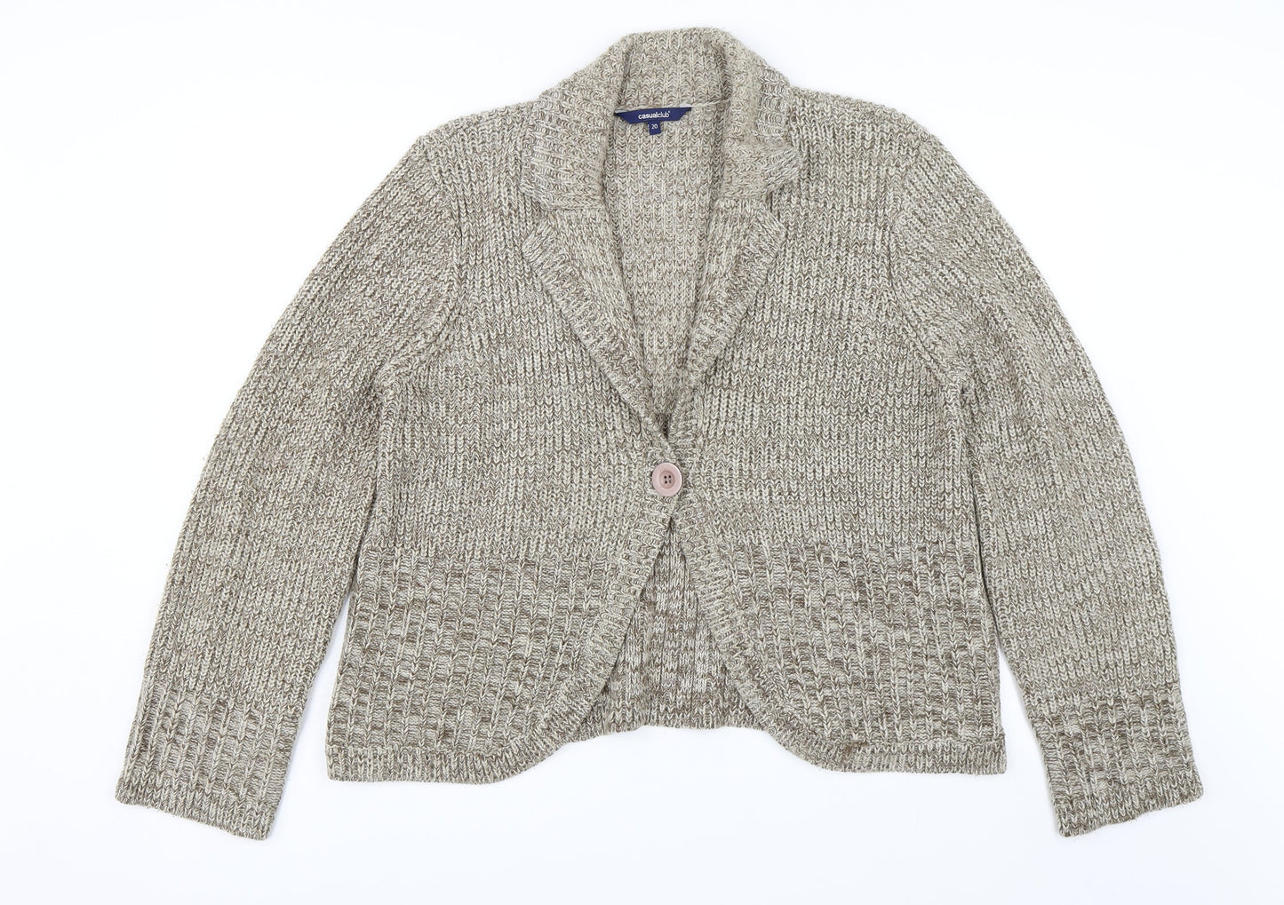 Casual Club Womens Brown   Jacket  Size 20