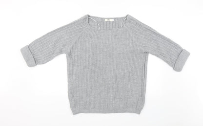 Tru Collection Womens Grey   Pullover Jumper Size L