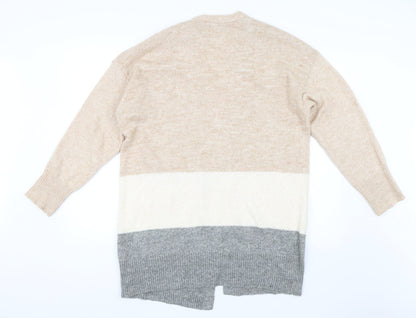 F&F Womens Pink Striped  Jacket  Size L