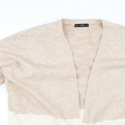 F&F Womens Pink Striped  Jacket  Size L