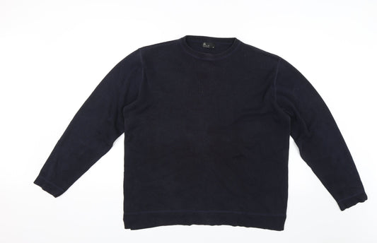 BHS Mens Blue   Pullover Jumper Size M